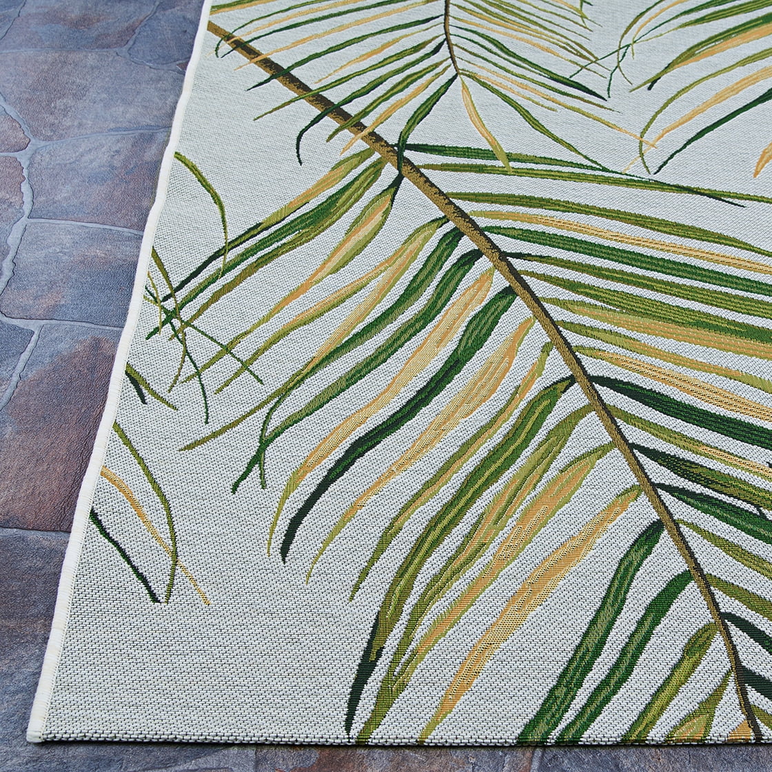 Couristan Dolce Bamboo Forest Indoor/Outdoor Area Rug, 8'1" x 11'2", Frost