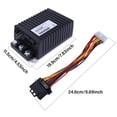 thumbnail image 2 of HUONA DC Motor Controller 48V 275A Motor Speed Controller for Yamaha G29A, G29E 1999-2023 Golf Cart Replaces JW2-H6510-21, 2 of 13