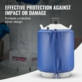 thumbnail image 4 of KFFKFF Liquid Nitrogen Storage, 30L Aluminum Cryogenic Dewar, LN2 Container with Six Canisters & Shoulder Carry Bag, Ideal for Cosmetics, Semen Storage, Research, 4 of 9