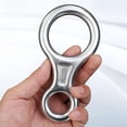 thumbnail image 1 of Descender Rigging Plate Rock Climbing Aluminum Alloy Heavy Duty Rappelling Gear, 1 of 9