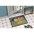 thumbnail image 4 of Yellow Rooster Greeting the Day Door Mat, 4 of 4