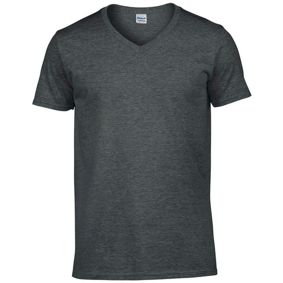 Gildan Mens Heather V Neck T-Shirt