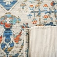 thumbnail image 4 of SAFAVIEH Saffron Coty Geometric Cotton Runner Rug, Grey/Blue, 2'3" x 6', 4 of 7