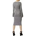 thumbnail image 2 of bar III Robe Chandail à Manches Évasées pour Femmes, Gris, Très Petit, 2 of 2