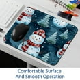 thumbnail image 6 of Snowman Gaming Mouse Pad Desk Mat, Square 8.3x9.8 Inch Non-Slip Rubber Bottom Printed Design for Office and Gaming, 6 of 6