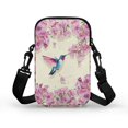 thumbnail image 2 of HELLHERO Hummingbird Flower Adjustable Shoulder Strap Crossbody Bag with Adjustable Shoulder Strap Women Crossbody Bag Stylish Polyester, 2 of 7