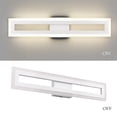 thumbnail image 2 of White Bathroom Vanity Light Modern Wall Sconce, 2 of 5