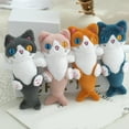 thumbnail image 2 of BAELLERT Plush Doll Pendant Adorable Mermaid Cat Doll Backpack Keychain Soft Stuffed Animal Pendant for Holiday Gift, 2 of 8