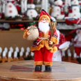 thumbnail image 1 of Venta al por mayor 30 cm Navidad Santa Claus muñeca de tela decoración rojo blanco Santa Claus presenta fiesta interior decorativo, 1 of 4