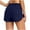 Navy, variant on biudgviw Swim Shorts for Women High Waisted Beach Summing Shorts with Pockets Stretch Athletic Boardshorts Bathing Bottoms