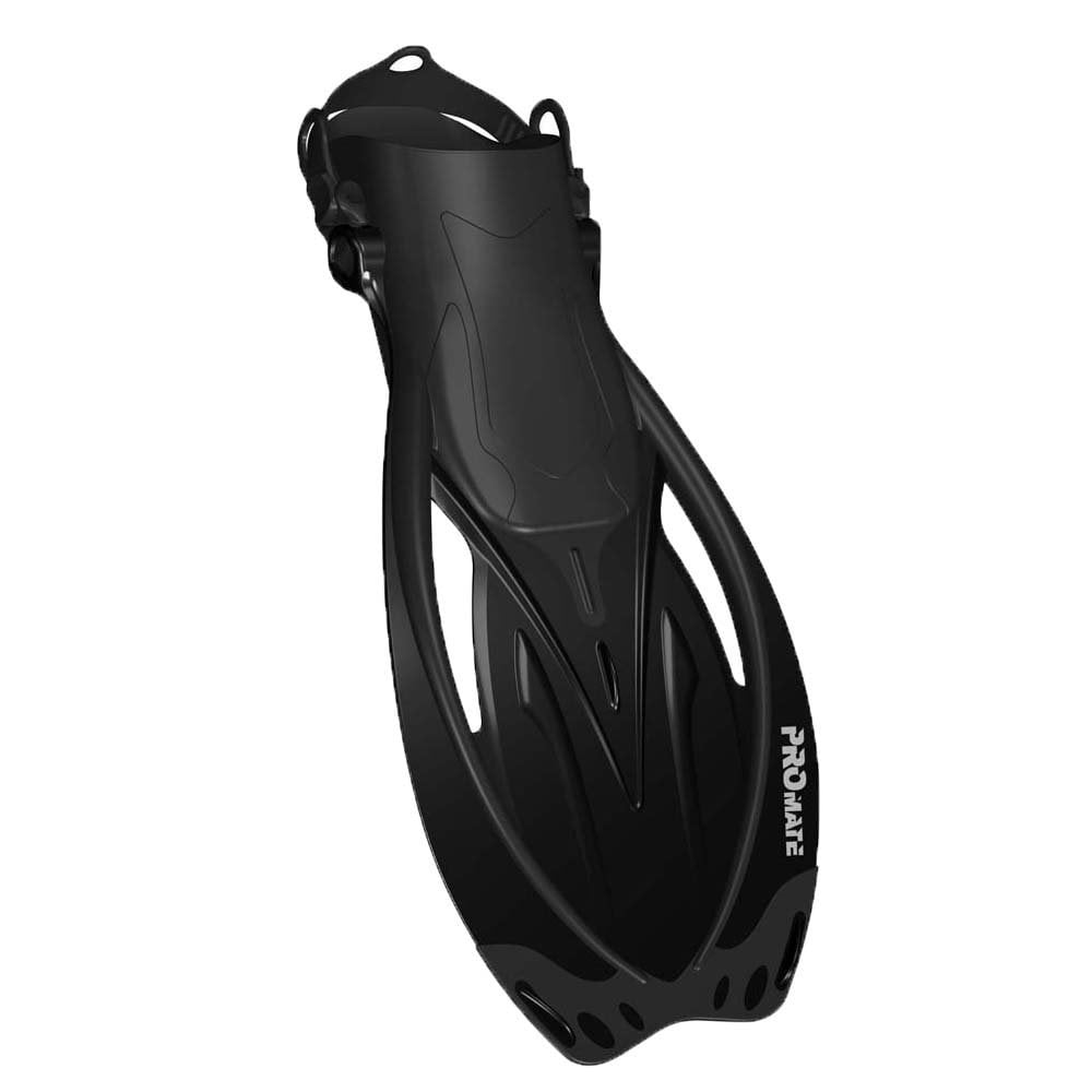 Promate Wave snorkel fins, BK,MLXL