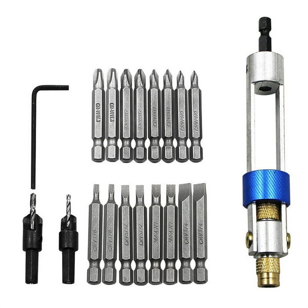 Drill Flip Drive Kit 20pcs Multi function Drill Bit Set Quick Easy Operation Walmart