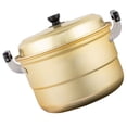 thumbnail image 1 of RENACLIPY Aluminum Stock Pot Steamer Cooker Pot for Cooking and Steaming Food 1Pcs, 1 of 8