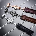 thumbnail image 3 of Stainless Steel Deployment Clasp Buckle Fasten Black Silver Rose Gold Watchband Clasp Color & Width (18mm,20mm ), 3 of 9