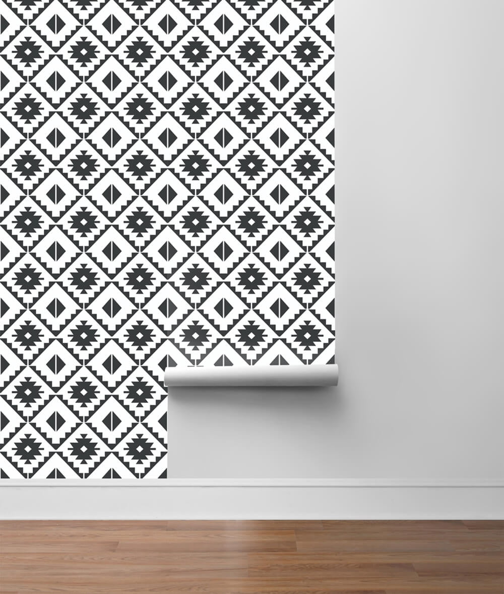 NextWall Southwest Tile Peel and Stick Wallpaper