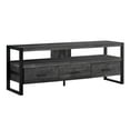thumbnail image 2 of TV Stand Tv Stand, 60 Inch, Console, Media Entertainment Center, Storage Drawers, Living Room, Bedroom, Black Laminate, Black Metal, Contemporary, Modern,Entertainment Center, 2 of 5