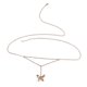 thumbnail image 5 of Cadena de cintura de Cristal Sunnimix Joyas con cadena de cintura del cuerpo Mariposa, 5 of 8