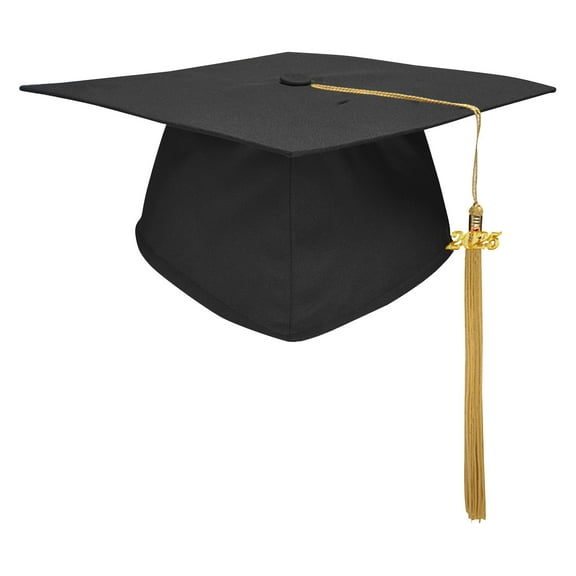 Adjustable Graduation Cap for Adults and Children,Unisex Academic Hat with Tassel, Perfect for High School College Ceremonies, Photo Gifts and Parties,Black