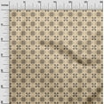 thumbnail image 2 of oneOone Cotton Poplin Twill Beige Fabric Floral & Tiles Moroccan Sewing Craft Projects Fabric Prints By Yard 56 Inch Wide, 2 of 4