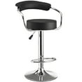 thumbnail image 1 of Hawthorne Tabouret de Bar Pivotant Réglable Collection en Noir, 1 of 4