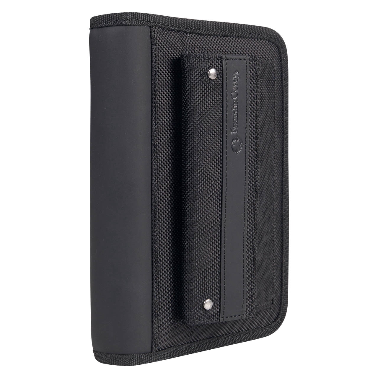 FranklinCovey Friday Nylon Zipper Binder (Pocket Size, Black)