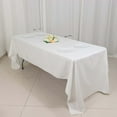 thumbnail image 3 of Efavormart 60x126" Rectangle Tablelinens Commercial grade 100% Cotton Tablecloth For Wedding Party Home Decor - White, 3 of 11