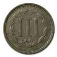 thumbnail image 2 of 1867 3 Cent Nickel VF, 2 of 2