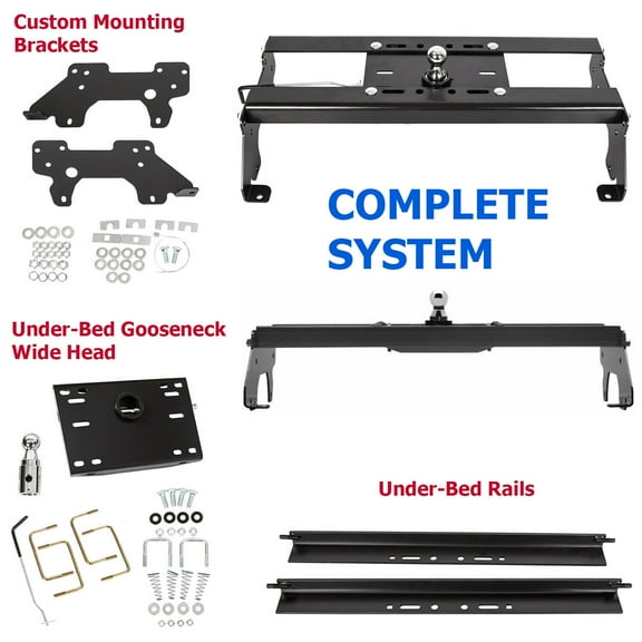Underbed Gooseneck Trailer Hitch Kit For Dodge Ram 1500 2500 3500HD 2003-2012