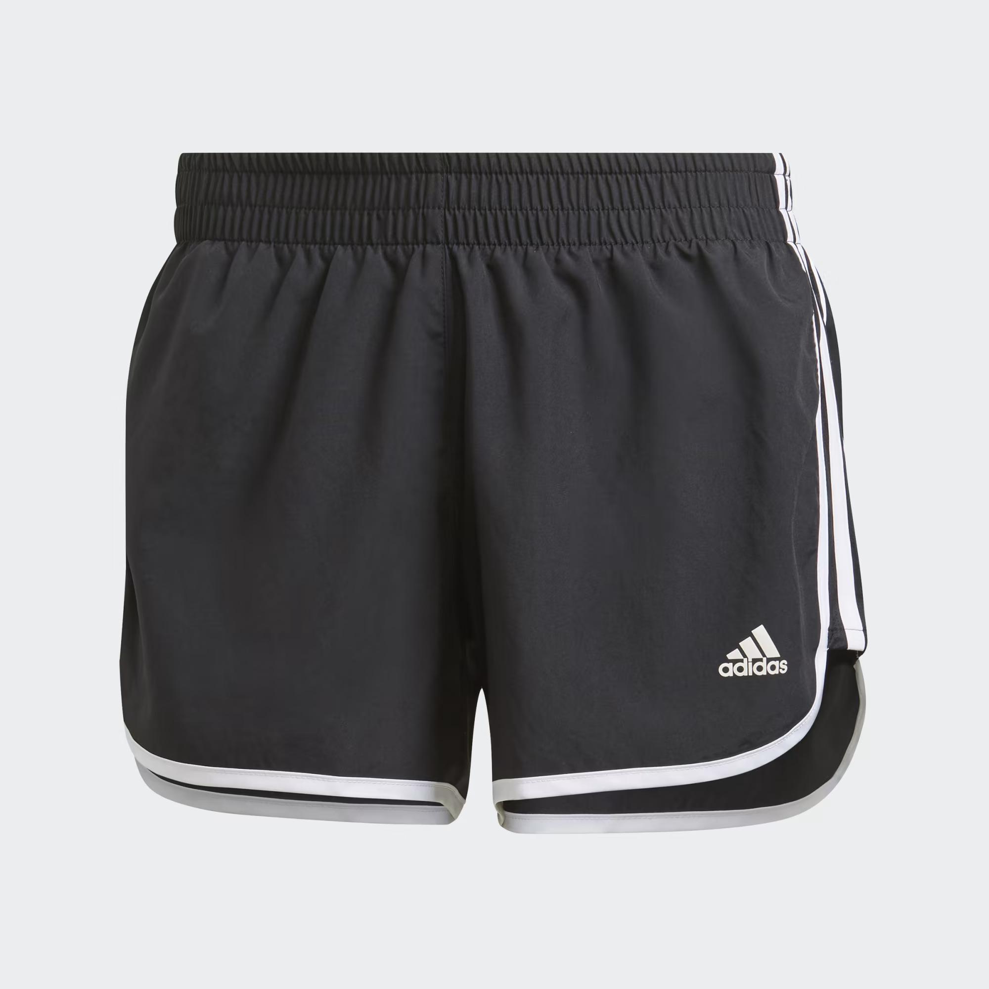 Adidas Women's Marathon 20 Running Shorts Black White photo 1