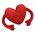 thumbnail image 3 of Algohada de Corazón Rojo, Algodón de Algodón pp Almohada de Corazón Linda para Sala de Estar, 3 of 8