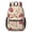Pioneer Flower Floral Print Pattern, variant on Pioneer Flower Floral Print Pattern 17" School Backpacks for Teens,Waterproof Oxford Fabric,S-Shape Padded Straps for School,Travel,Hiking,Camping