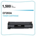 thumbnail image 3 of 83A Toner Cartridge Replacement Compatible for HP 83A CF283A Toner Ink High Yield (Black, 5-Pack), 3 of 7
