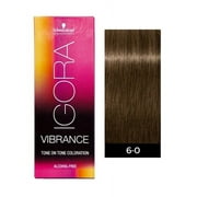 Schwarzkopf Igora Vibrance Demi-Permanent Tone on Tone Coloration Hair Color - 6-0