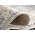 thumbnail image 6 of SAFAVIEH Valencia Joyce Bordered Oriental Polyester Runner Rug, Blue/Multi, 2'3" x 8', 6 of 9