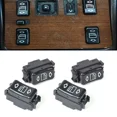 thumbnail image 4 of 4x For MERCEDES W124 W126 W201 CONSOLE POWER-GLASS SWITCH 1248204510 1248204610, 4 of 4