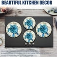 thumbnail image 6 of Stove Burner Covers, Metal Cover for Electric Gas Stove Burner,Watercolor Turtle,8 and 10 Inch,Set of 4, 6 of 8