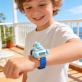 thumbnail image 4 of Linnome Cute Bladeless Watch Fan Rotatable Wind Direction Portable Mini Fan USB Rechargeable Handheld Sky Blue, 4 of 7