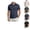 Navy, variant on Afuyipoi Men Polo Shirts,Breathable Lightweight Summer Casual Short Sleeve Tops Black 3XL