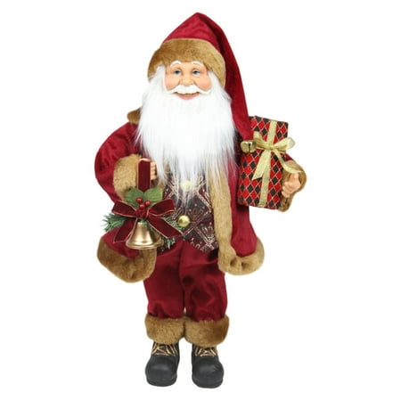 Northlight Santa Claus with Bell and Gift Christmas Tabletop Decoration