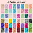 thumbnail image 2 of 18000 PCS 2 Boxes Glass Seed Beads for Jewelry Making Kit,Tiny Beads Set for Bracelets Making, DIY,Art and Craft Friendship Gifts Toys for Girls Kids Adults,3mm, 2 of 7