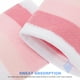 thumbnail image 5 of EeaseMX Muñequera deportiva absorbente de sudor para baloncesto, fútbol y fútbol, elástica para niños y niñas (rosa), 5 of 7