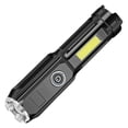 thumbnail image 2 of Portable LED Flashlight Super Bright Built-In Battery Powerful led flashlights Side COB, 2 of 9