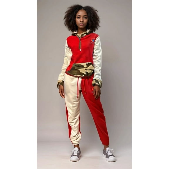 Color Block Fleece Sweatsuits (Women's)