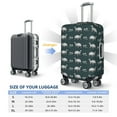 thumbnail image 6 of Fotbe Turtle Chrysanthemum Luggage Cover Protector,Suitcase Protector,Scratch and Dirt Resistant,Fits 18-32 Inch Luggage-X-Large, 6 of 9