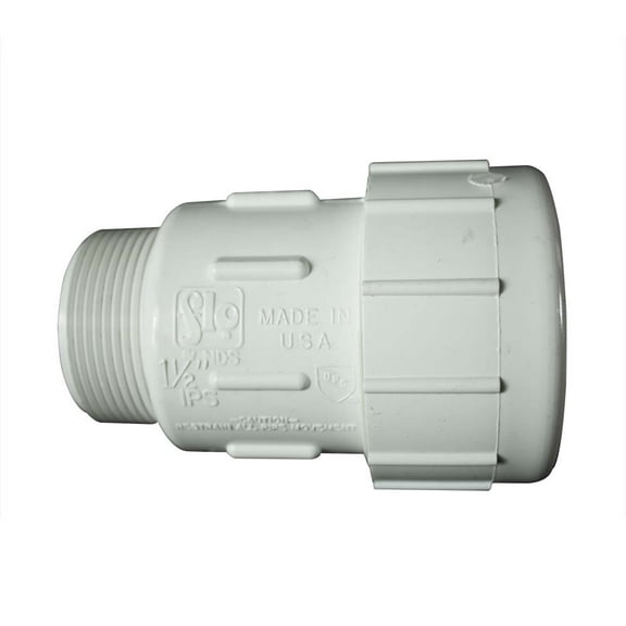 Thrifco Plumbing 6622185 1 1/2 PVC Comp. M Adapter