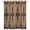 Brown, variant on Farmhouse Brown Outdoor Curtains for Patio Waterproof,Windproof Privacy Curtains with Weighted Bottom,Rustic Wooden Historical Barn Door Plank Outside Drapes for Picnic Garage Yard 54"x108" 2 Panel