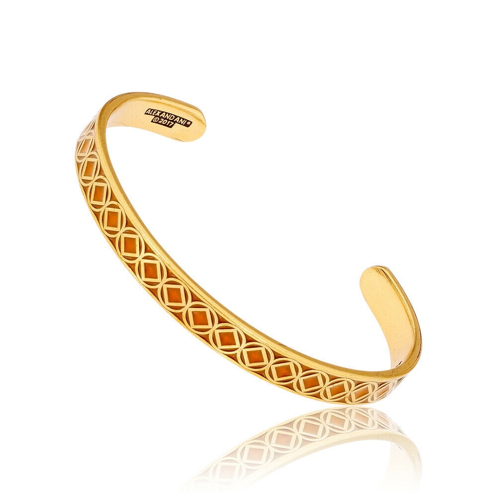Alex And Ani Summer Sunset Color Infusion Cuff Bracelet Rafaelian Gold A17CFSSRG