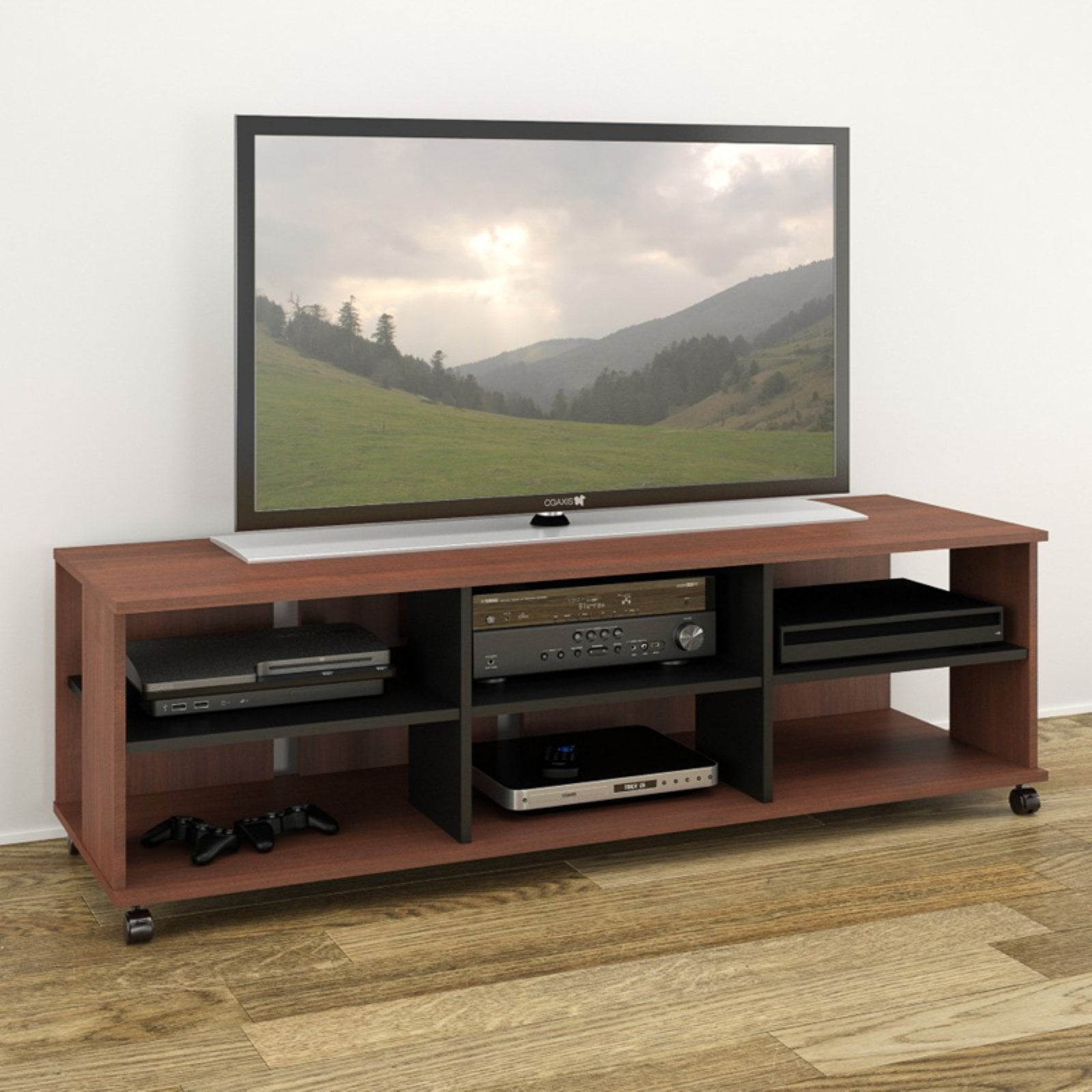 Nexera Jasper Moka/Black 60" TV Stand For TVs up to 66"