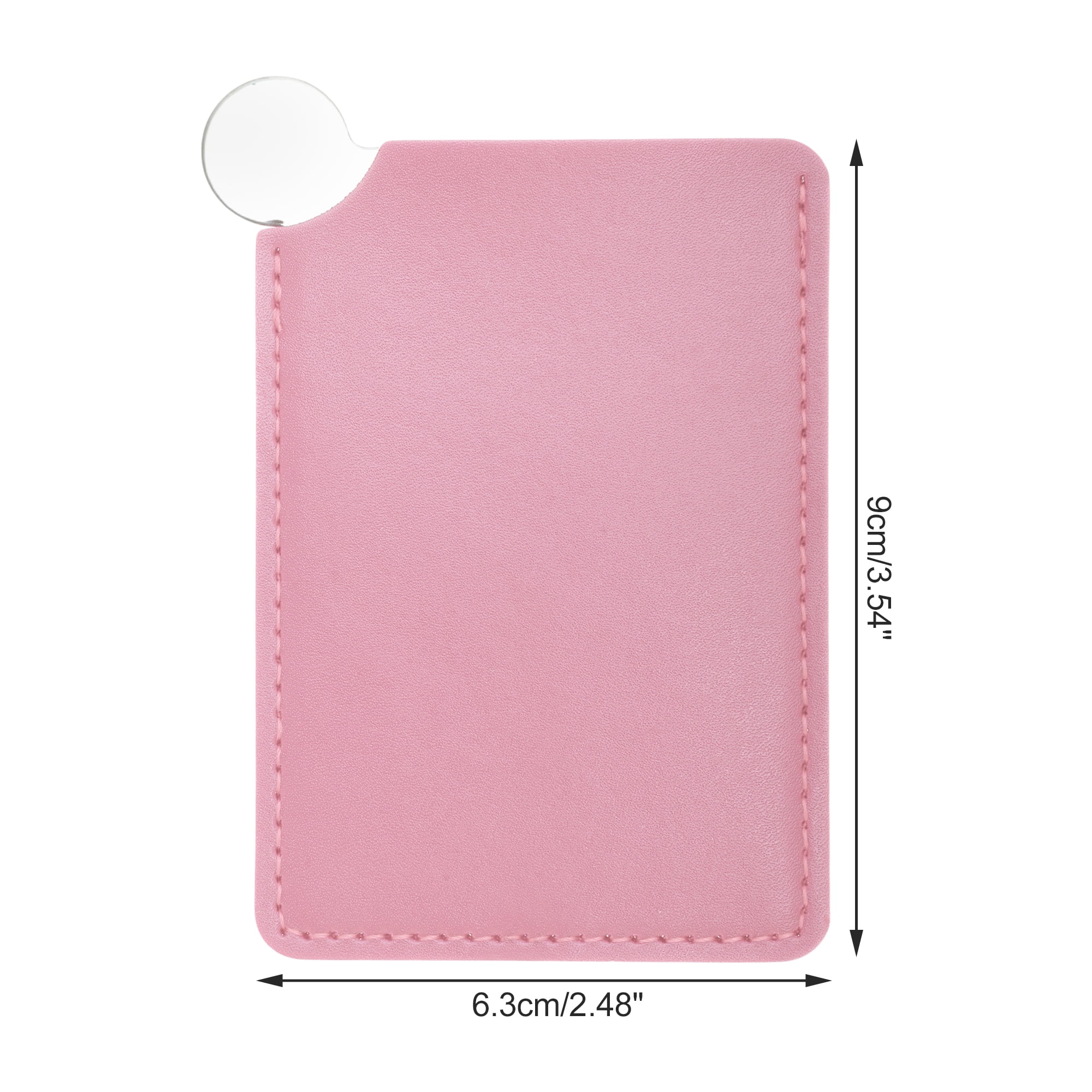 Unique Bargains 1 Pc Convenient Makeup Mirror Pink
