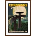 thumbnail image 2 of Art.com Clingmans Dome and Moon - Great Smoky Mountains National Park, TN Art Print by Lantern Press, Brown Frame Wall Art, 21" x 29", 2 of 5